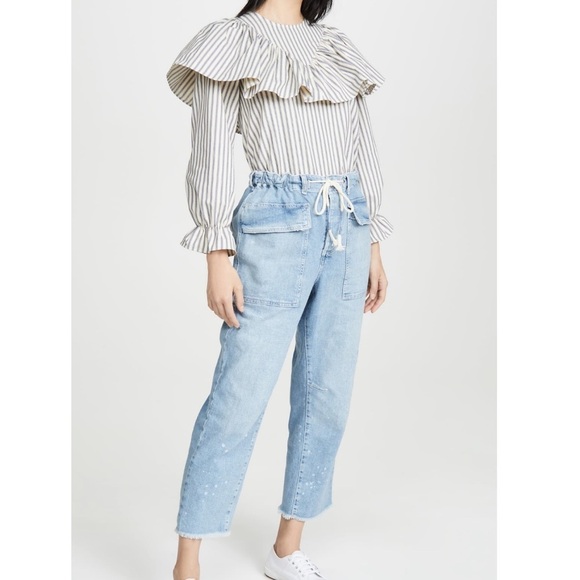 Free People City Slouch Tapered Jeans - Picture 5 of 16